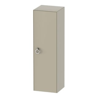Duravit Armoire mi-haute White Tulip 40x36x132 cm, 1 porte avec poignée, à droite, taupe mat