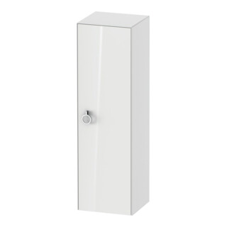 Duravit Armoire mi-haute White Tulip 40x36x132 cm, 1 porte, avec poignée, blanc brillant