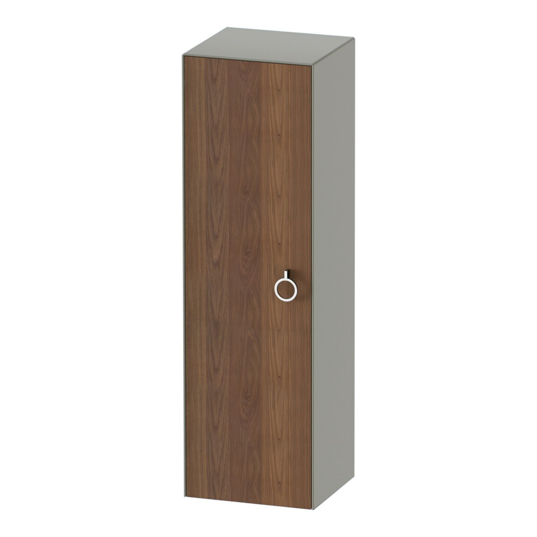 Duravit Armoire mi-haute White Tulip 40x36x132 cm, 1 porte avec poignée, gauche, sans éclairage, sans étagère