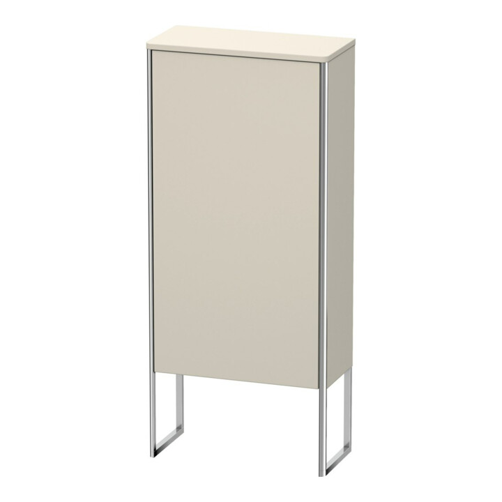 Duravit Armoire mi-haute XSquare 50x23,6x113,6 cm, deb., P. droite, Taupe