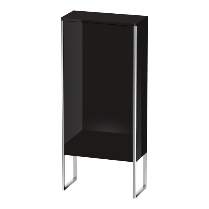 Duravit Armoire mi-haute XSquare 50x23,6x113,6 cm, deb., porte dr., noir brillant