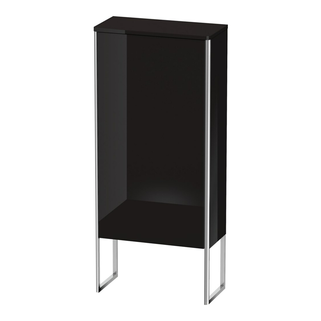 Duravit Armoire mi-haute XSquare 50x23,6x113,6 cm, deb., porte gauche, noir brillant