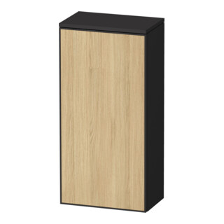 Duravit Armoire mi-haute Zencha 40x24x81,9 cm, 1 porte, à gauche, E naturel/gris mat