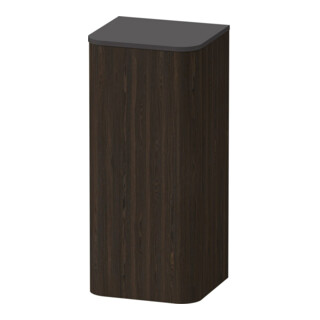 Duravit Armoire mi-hauteur Happy D.2 Plus 40x36x88 cm, 1 porte, gauche, noyer brossé