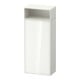 Duravit Armoire mi-hauteur Zencha 40x24x96,1 cm, 1 porte, droite, verre blanc mat-1