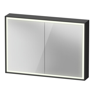 Duravit Armoire miroir L-Cube 100x70x15,5 cm, graph ma, sans éclairage lavabo