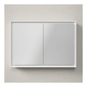 Duravit Armoire miroir L-Cube 100x70x15,5 cm, graph ma, sans éclairage lavabo-4