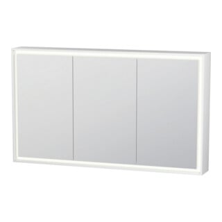 Duravit Armoire miroir L-Cube 120x70x15,5 cm, blanc mat, sans éclairage lavabo