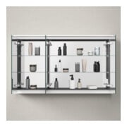 Duravit Armoire miroir L-Cube 120x70x15,5 cm, graph ma, sans éclairage lavabo-2