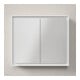 Duravit Armoire miroir L-Cube 80x70x15,5 cm, graphite mat, porte côté D/G