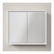 Duravit Armoire miroir L-Cube 80x70x15,5 cm, graphite mat, porte côté D/G-4