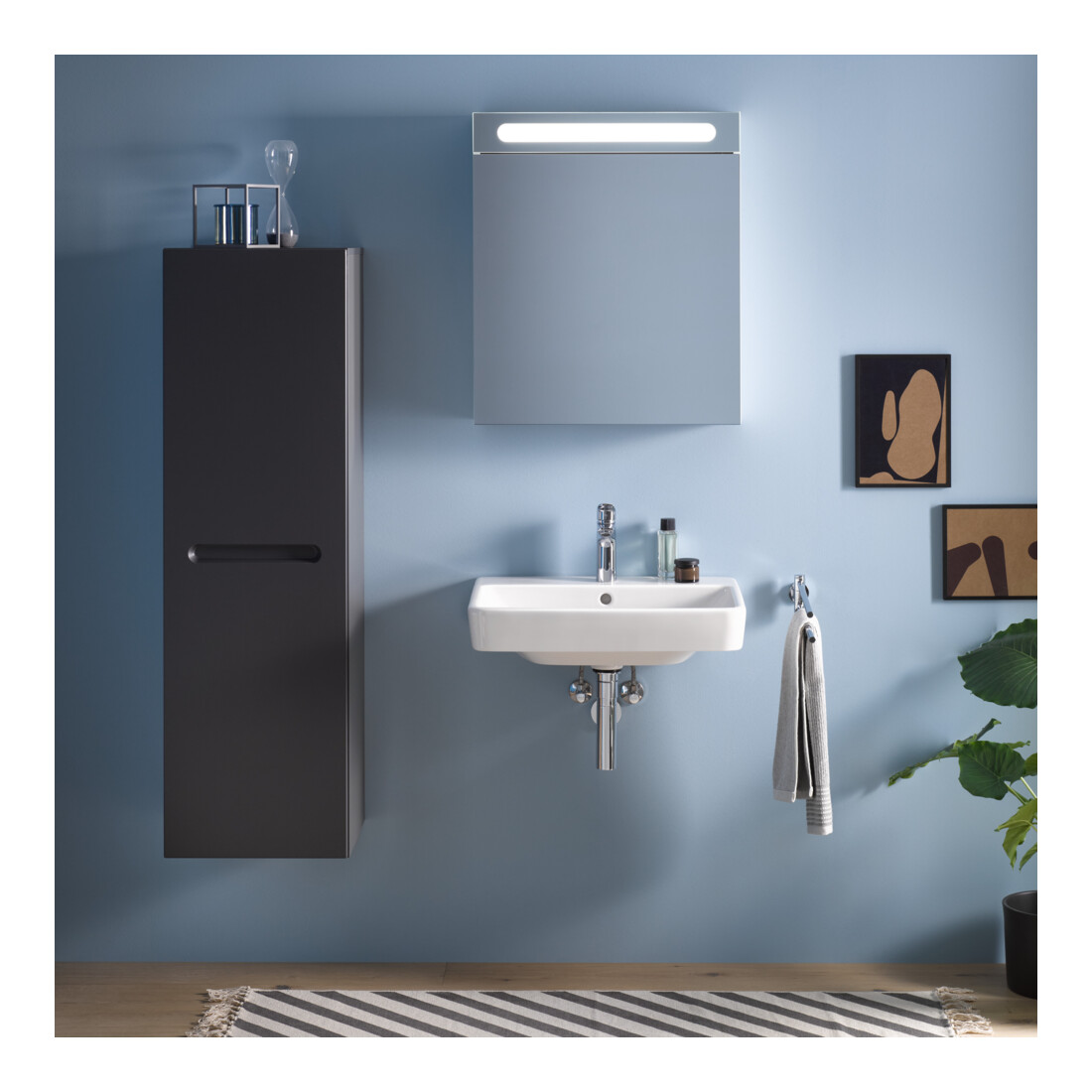 Duravit Armoire miroir No. 1 60x14,8x70 cm, 5 W, éclairage LED, blanc, porte gauche