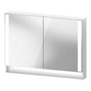 Duravit Armoire miroir Universal Qatego 100x75x15,5 cm, blanc mat, 2 portes