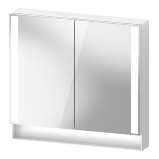 Duravit Armoire miroir Universal Qatego 80x75x15,5 cm, blanc mat, 2 portes