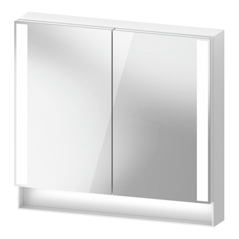 Duravit Armoire miroir Universal Qatego 80x75x15,5 cm, blanc mat, 2 portes