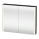 Duravit Armoire miroir Universal XSquare 100x80x15,5 cm, blanc brillant, 2 portes, LED-1