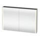 Duravit Armoire miroir Universal XSquare 120x80x15,5 cm, bleu mat, 2 portes, LED-3