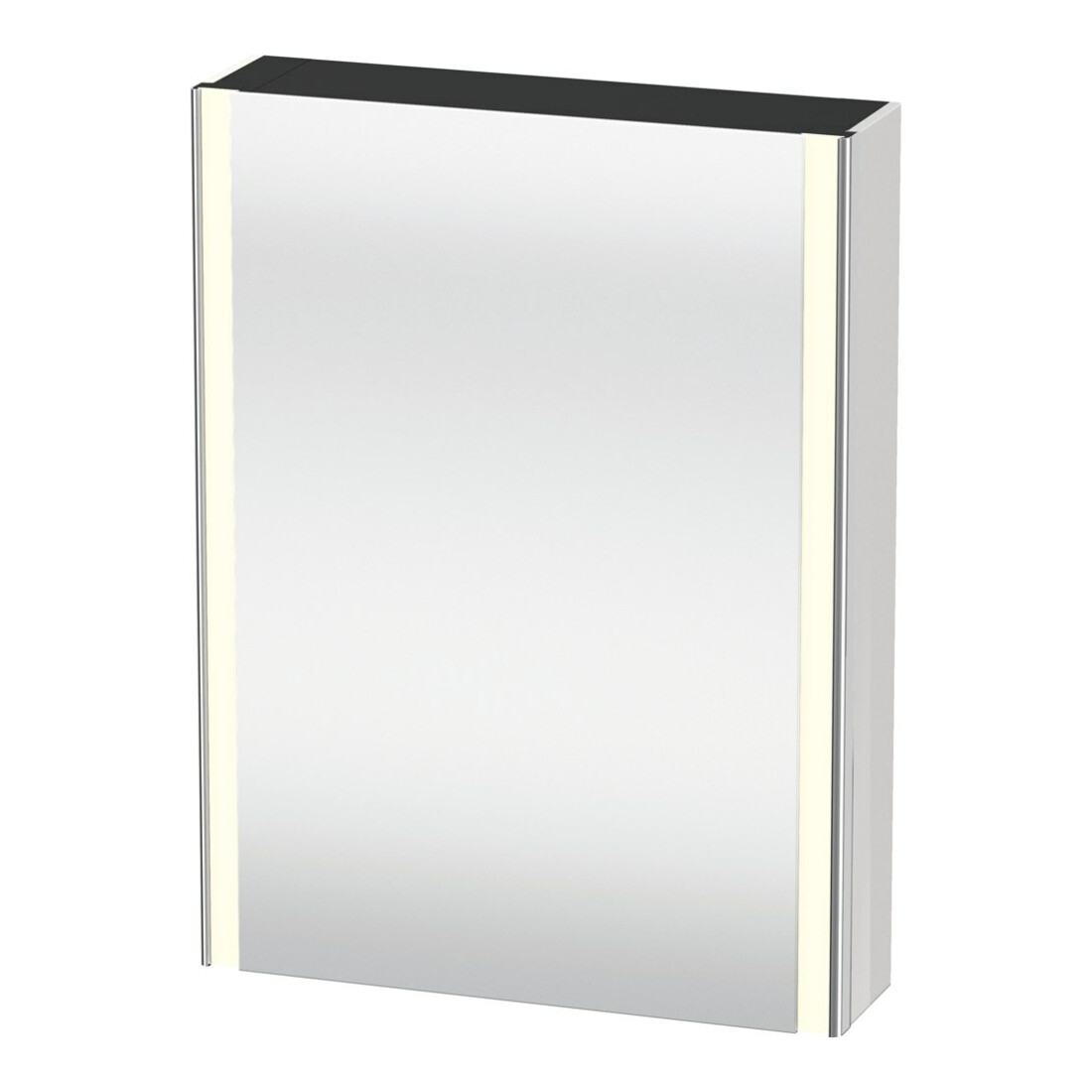 Duravit Armoire miroir Universal XSquare 60x15,5x80 cm, 1 porte, LED, à droite, blanc mat