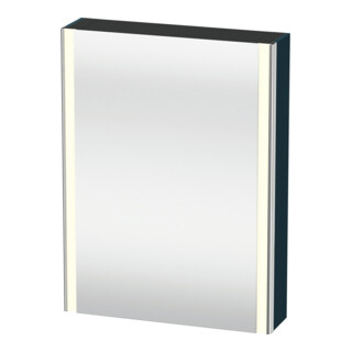 Duravit Armoire miroir Universal XSquare 60x15,5x80 cm, 1 porte, LED, à droite, bleu m