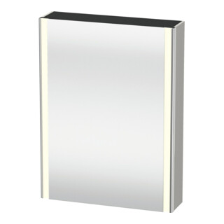 Duravit Armoire miroir Universal XSquare 60x15,5x80 cm, 1 porte, LED, à droite, fond miroir