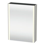 Duravit Armoire miroir Universal XSquare 60x15,5x80 cm, 1 porte, LED, à droite, fond miroir