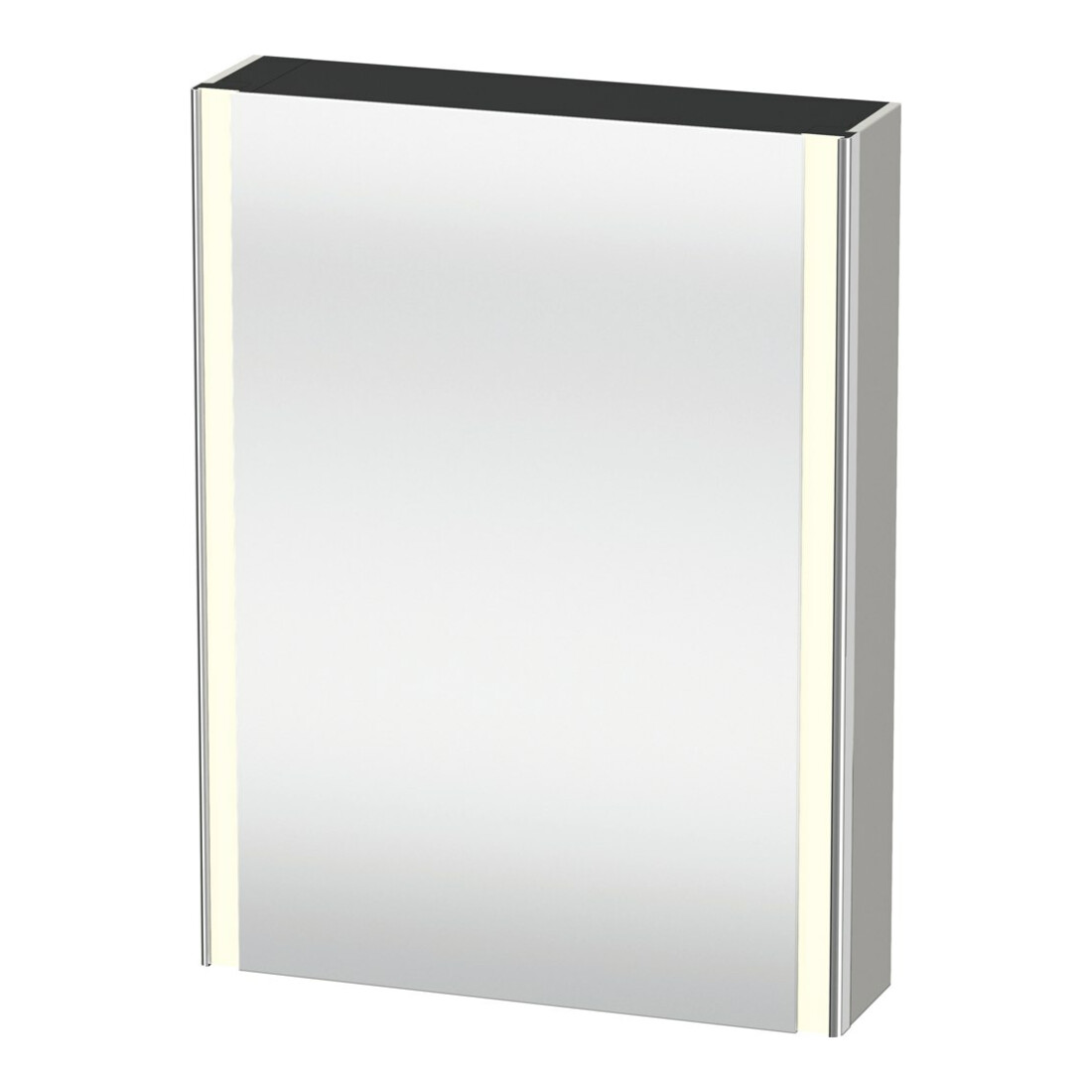 Duravit Armoire miroir Universal XSquare 60x15,5x80 cm, 1 porte, LED, à droite, fond miroir