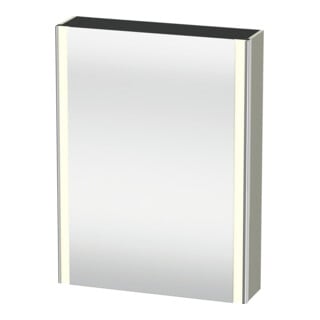 Duravit Armoire miroir Universal XSquare 60x15,5x80 cm, 1 porte, LED, à droite, mat