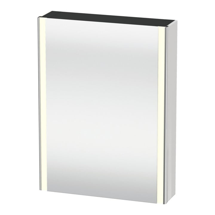 Duravit Armoire miroir Universal XSquare 60x15,5x80 cm, 1 porte, LED, à gauche