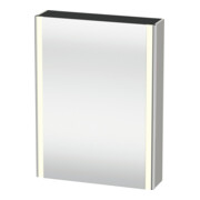 Duravit Armoire miroir Universal XSquare 60x15,5x80 cm, 1 porte, LED, à gauche, bg ma