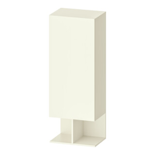 Duravit Armoire semi-haute Balcoon 50x36x132 cm, porte droite, ivoire structuré