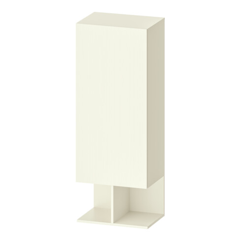 Duravit Armoire semi-haute Balcoon 50x36x132 cm, porte droite, ivoire structuré