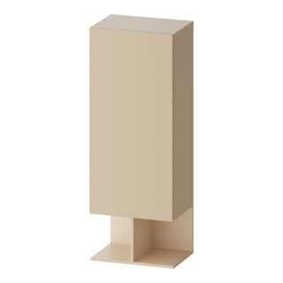 Duravit Armoire semi-haute Balcoon 50x36x132 cm, porte gauche, beige structuré