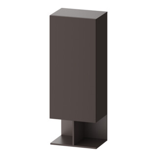 Duravit Armoire semi-haute Balcoon 50x36x132cm, porte gauche, brun structuré