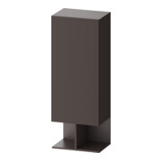 Duravit Armoire semi-haute Balcoon 50x36x132cm, porte gauche, brun structuré
