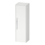 Duravit Armoire semi-haute D-Code 40x132x36 cm, 2 étag., chromé mat, droite, blanc