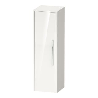 Duravit Armoire semi-haute D-Code 40x132x36 cm, 2 étag., gauche, blanc laqué