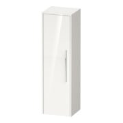 Duravit Armoire semi-haute D-Code 40x132x36 cm, 2 étag., gauche, blanc laqué