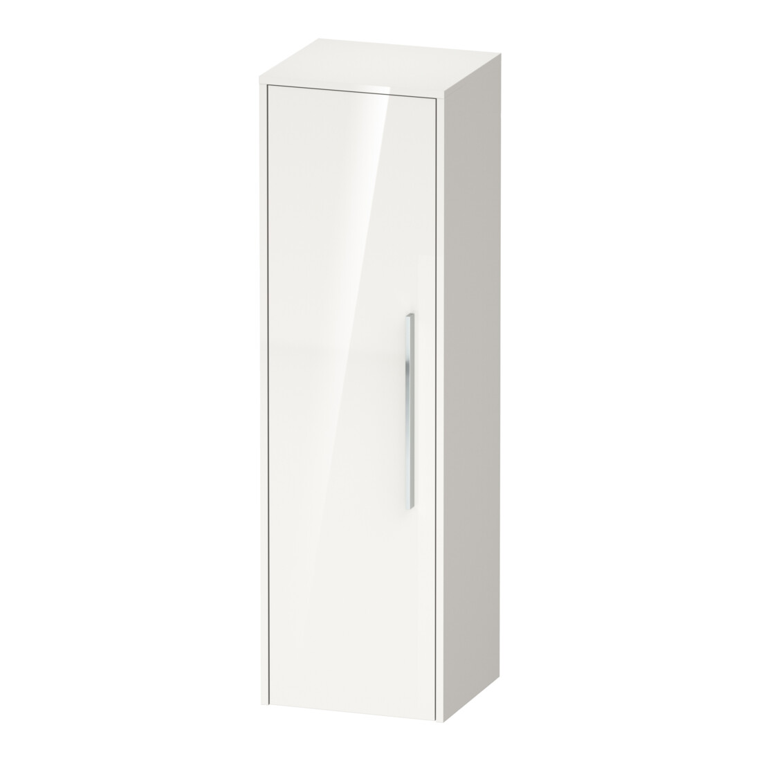 Duravit Armoire semi-haute D-Code 40x132x36 cm, 2 étag., gauche, blanc laqué