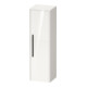 Duravit Armoire semi-haute D-Code 40x132x36 cm, 2 étag., gris, droite, blanc laqué