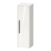 Duravit Armoire semi-haute D-Code 40x132x36 cm, 2 étag., gris, droite, blanc laqué