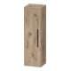 Duravit Armoire semi-haute D-Code 40x132x36 cm, 2 étag., noir mat, gauche, œuf marbre