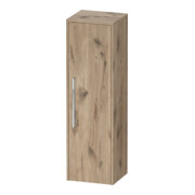 Duravit Armoire semi-haute D-Code 40x132x36 cm, 2 étag., verni chêne, droite, marbre œuf