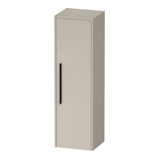 Duravit Armoire semi-haute D-Code 40x132x36 cm, 2 étagères, noir, droite, Tau ma