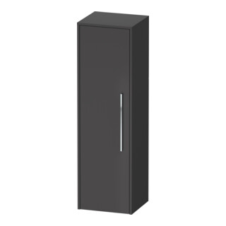 Duravit Armoire semi-haute D-Code 40x132x36 cm, 2 tablettes, gauche, graph ma