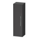 Duravit Armoire semi-haute D-Code 40x132x36 cm, 2 tablettes, gauche, graph ma-1