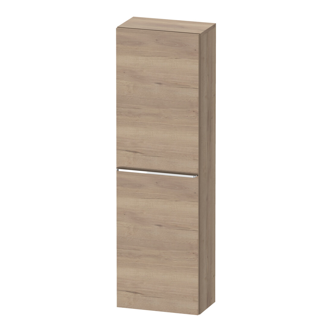 Duravit Armoire semi-haute D-Neo 40x24 cm, 1 porte, 4 étagères, à droite, chêne/ivoire marbré