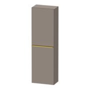 Duravit Armoire semi-haute D-Neo 40x24 cm, 1 porte, 4 étagères, à gauche, blanc poli/Bas ma