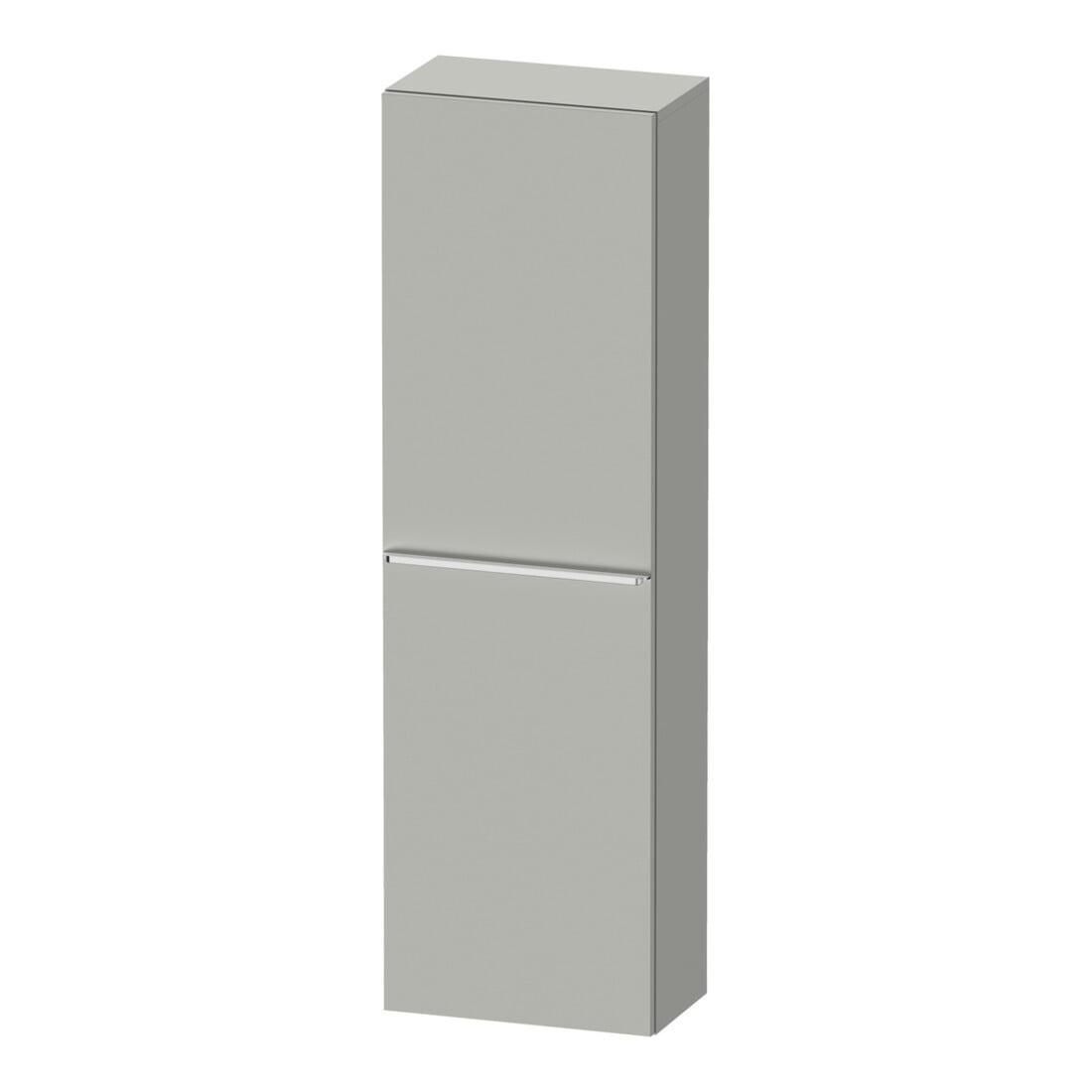 Duravit Armoire semi-haute D-Neo 40x24cm, 1 porte, 4 étagères, à gauche, chr/béton ma