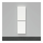 Duravit Armoire semi-haute D-Neo 40x24x132cm, 1 porte, 4 étagères, blanc mat