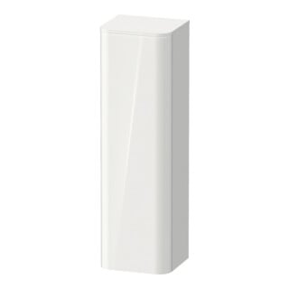 Duravit Armoire semi-haute Happy D.2 Plus 40x36x133,6 cm, 1 porte, à gauche, taupe mat